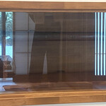 上州そば処 山名の里 - 棚の中には、火縄銃！全部で6丁！