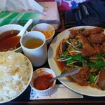 レバニラ定食 kei楽 - 