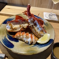 鉄板焼 浅草 KUDAKA - 伊勢海老の鉄板焼き