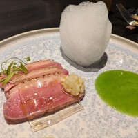 TOKi - 大和鴨　スモーク風味の泡が不思議