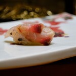 鮨 井上 - 天然カンパチ