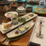 いちの川 - 最初に通されたお料理