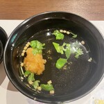 いちの川 - ハモとアラレのお吸い物