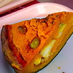 壽山 - みやこ南瓜ふくさ焼き。