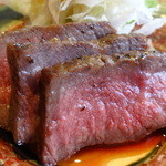 ゆうがた - 和牛いちぼ 炙り焼きアップ