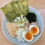 ラーメン ツバキヤ - 料理写真:「油そば」@830＋「とろ玉子」@120