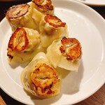 九州中華 鶏 麺 キムラハンテン by NOGI NISHIAZABU TOKYO - キムラハンテン特製　コロコロ焼き餃子