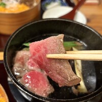 すき焼きと牛まぶし ももしき - 