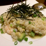 エビアボガドのわさびリゾット