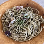 サイゼリヤ - イカの墨入りセビアソースパスタ