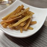 ジンギスカン ひつじや - わさびの酢漬け　辛くはない