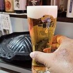 ジンギスカン ひつじや - 一番搾りグラス