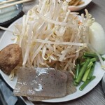 ジンギスカン ひつじや - 野菜盛り