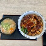 かつや - 料理写真:豚汁小とサラダセットにしました