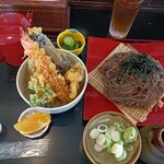 そば処 壱 - 天丼セット!