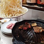 ジンギスカン ひつじや - もやし追加