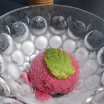 先斗町 魯ビン - 自家製季節のデザート（巨峰のシャーベット）