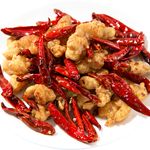 Spicy stir-fried chicken