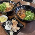 元祖肉肉うどん - 料理写真:おに唐セット¥1,280
