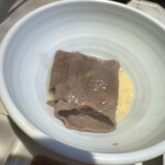 大井町銭場精肉店 - 牛タン　特製とろろダレ