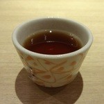 とんかつ料理と京野菜 鶴群 - 食後のプーアール茶