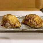 穴子料理と地酒 浅草 川井 - 煮穴子握り