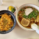 神戸屋食堂 - 料理写真:かつ丼セットA（しょうゆラーメン）　900円