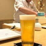 鮨 大助 - 生ビール