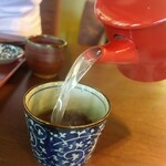 鳴瀧園 ふくろう亭 - そば湯