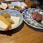 雪月花 - 前菜、天ぷら、肉寿司