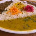 Spice Theater - 【カレー3種@税込1,250円】豆＋あおさ海苔