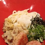 得得うどん - 料理写真:得とり唐揚げおろしうどん