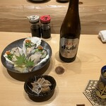 かき小屋 厚岸水産 - もちろんビール付き^_^
