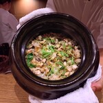 陽 - 青つぶ貝と新生姜の炊き込み