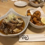 や台ずし 秋田川反町 - あら煮、タコ唐揚