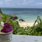 Ikemajima gelato cafe Ninufa - 雨予報でしたが、晴れ間が