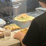 いか玉屋プラスアルファー - ねぎ焼作製中