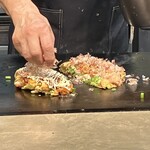 いか玉屋プラスアルファー - 醤油とソース半々で