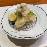 やまと 楽 - 鱧(はも)とトウモロコシの天ぷら