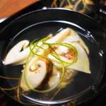 松川 - 松茸と毛蟹のお椀