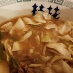 桂花ラーメン - こんな感じで馴染む。
