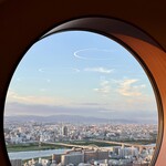 中国料理 燦宮 - 着席時の空模様