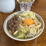 たけ川うどん - 馬肉うどん