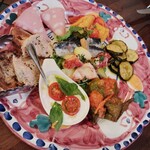 ピッツェリア キアッキェローネ - 前菜盛り合わせ