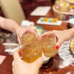 中国料理「花梨」 - ノンアル　ピーチライチティーソーダ