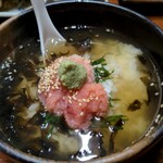 焼鳥倉沢屋 - お茶漬けのたらこ