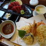 なにわ - 車海老天麩羅定食