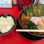 熊田家 - ラーメン中盛り のり増し 全普通