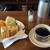 カフェ・ハル - 料理写真:自家製鶏ハムのミックスサンドコーヒーセット（ブレンドコーヒー クラシック） 税込1100円（R7.5時点）