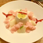 創作料理Ryota  - ●アールグレイパンナコッタと完熟もものスープ仕立て